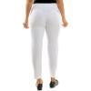 image:imageZac amp Rachel Womens Pull on Ankle Pant with Faux Back PocketsOptic White