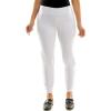 image:imageZac amp Rachel Womens Pull on Ankle Pant with Faux Back PocketsOptic White