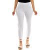image:imageZac amp Rachel Womens Pull on Ankle Pant with Metal StudsOptic White