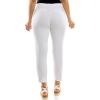 image:imageZac amp Rachel Womens Pull on Ankle Pant with Metal StudsOptic White