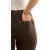 image:imageZac amp Rachel Womens Pull on Ankle Pant with Pocket StudsChocolate