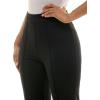 image:imageZac amp Rachel Womens Pull on Flare Leg Compression Pant with Front SeamBlack