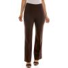 image:imageZac amp Rachel Womens Pull on Flare Leg Compression Pant with Front SeamChocolate
