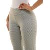 image:imageZac amp Rachel Womens Pull on Pattern Compression Ponte Slim Leg Ankle PantCreamBrown Green Plaid
