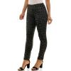 image:imageZac amp Rachel Womens Pull on Pattern Compression Ponte Slim Leg Ankle PantGreyBlack Leopard