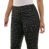 image:imageZac amp Rachel Womens Pull on Pattern Compression Ponte Slim Leg Ankle PantGreyBlack Leopard