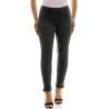 image:imageZac amp Rachel Womens Pull on Pattern Compression Ponte Slim Leg Ankle PantGreyBlack Scratch Plaid