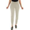 image:imageZac amp Rachel Womens Pullon Ankle Pants with BandCasual PantsIvory