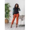 image:imageZac amp Rachel Womens Pullon Ankle Pants with BandCasual PantsTurkish Tile