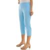 image:imageZac amp Rachel Womens Pullon Slim Leg Crop PantAiry Blue