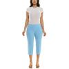 image:imageZac amp Rachel Womens Pullon Slim Leg Crop PantAiry Blue