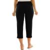 image:imageZac amp Rachel Womens Pullon Slim Leg Crop PantBlack