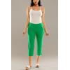 image:imageZac amp Rachel Womens Pullon Slim Leg Crop PantBright Green