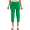 image:imageZac amp Rachel Womens Pullon Slim Leg Crop PantBright Green