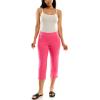 image:imageZac amp Rachel Womens Pullon Slim Leg Crop PantFandango Pink