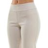 image:imageZac amp Rachel Womens Pullon Slim Leg Crop PantHeathered Cream