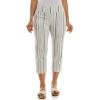 image:imageZac amp Rachel Womens Pullon Slim Leg Crop PantIvoryNavy