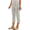 image:imageZac amp Rachel Womens Pullon Slim Leg Crop PantIvoryNavy