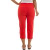 image:imageZac amp Rachel Womens Pullon Slim Leg Crop PantPoppy Red