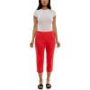 image:imageZac amp Rachel Womens Pullon Slim Leg Crop PantPoppy Red