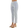 image:imageZac amp Rachel Womens Seersucker Millenium Ankle Length Pant with Front Half PocketBlueWhite