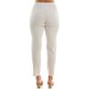 image:imageZac amp Rachel Womens Seersucker Millenium Ankle Length Pant with Front Half PocketKhakiWhite