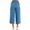 image:imageZac amp Rachel Womens Tencel Capri Length Pant with Self Adjustable Rope Belt Functional Pockets and Fringe Ankle DetailMedium Wash