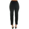 image:imageZac amp Rachel Womens Tummy Control Millennium Slim Ankle Length PantBlack
