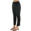 image:imageZac amp Rachel Womens Tummy Control Millennium Slim Ankle Length PantBlack