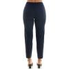 image:imageZac amp Rachel Womens Tummy Control Millennium Slim Ankle Length PantNavy Blazer