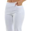 image:imageZac amp Rachel Womens Tummy Control Millennium Slim Ankle Length PantOptic White