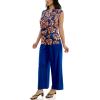 image:imageZac amp Rachel Womens Wide Leg Pull on Dty Knit Pant with Elastic Waist and Self Adjustable Tie BeltCasual PantsSurf the Web