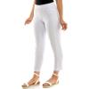 image:imageZac amp Rachel Womens Pull on Ankle Pant with Metal StudsOptic White