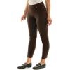 image:imageZac amp Rachel Womens Pull on Ankle Pant with Pocket StudsChocolate