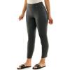 image:imageZac amp Rachel Womens Pull on Ankle Pant with Pocket StudsGrey