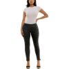 image:imageZac amp Rachel Womens Pull on Pattern Compression Ponte Slim Leg Ankle PantGreyBlack Leopard