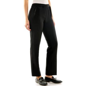 image:imageZac amp Rachel Womens Bond 18 Pull on with Faux Zipper Pockets Casual PantspantsBlack