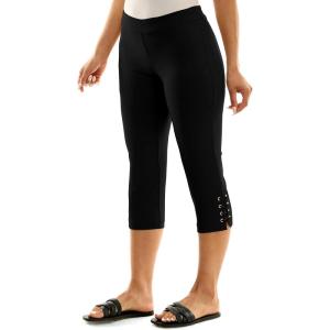 image:imageZac amp Rachel Womens Pull on Ankle Pant with Ankle DetailBlack