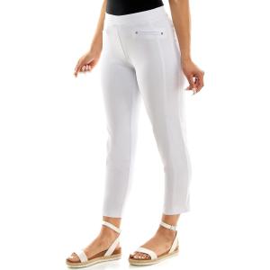 image:imageZac amp Rachel Womens Pull on Ankle Pant with Metal StudsOptic White