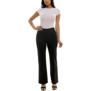image:imageZac amp Rachel Womens Pull on Flare Leg Compression Pant with Front SeamBlack
