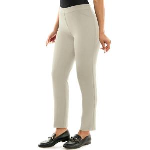 image:imageZac amp Rachel Womens Pullon Ankle Pants with BandCasual PantsIvory