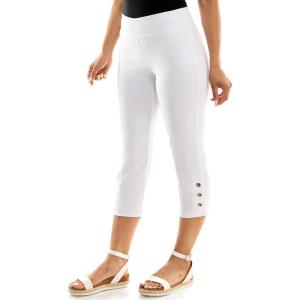 image:imageZac amp Rachel Womens Pullon PantBusiness Casual PantsOptic White