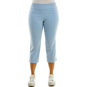 image:imageZac amp Rachel Womens Pullon Slim Leg Crop PantChambray