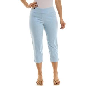 image:imageZac amp Rachel Womens Pullon Slim Leg Crop PantHeathered Riviera