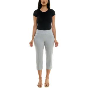 image:imageZac amp Rachel Womens Pullon Slim Leg Crop PantHeathered Smoke