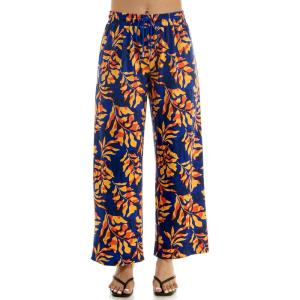 image:imageZac amp Rachel Womens Wide Leg Pull on Dty Knit Pant with Elastic Waist and Self Adjustable Tie BeltCasual PantsSurf the WebPoppy Red