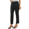 image:imageZac amp Rachel Womens PullOn Ankle Length Pant with Tummy Control Waist Band Black Multi Rose 14BlackWhite Dots