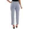 image:imageZac amp Rachel Womens PullOn Ankle Length Pant with Tummy Control Waist Band Black Multi Rose 14BlueWhite