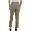 image:imageZac amp Rachel Womens PullOn Ankle Length Pant with Tummy Control Waist Band Black Multi Rose 14BrownTerra Cotta Plaid