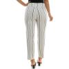 image:imageZac amp Rachel Womens PullOn Ankle Length Pant with Tummy Control Waist Band Black Multi Rose 14IvoryNavy